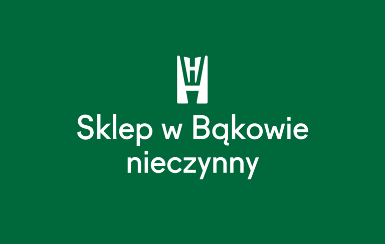 Sklep w Bakowie - nieczynny
